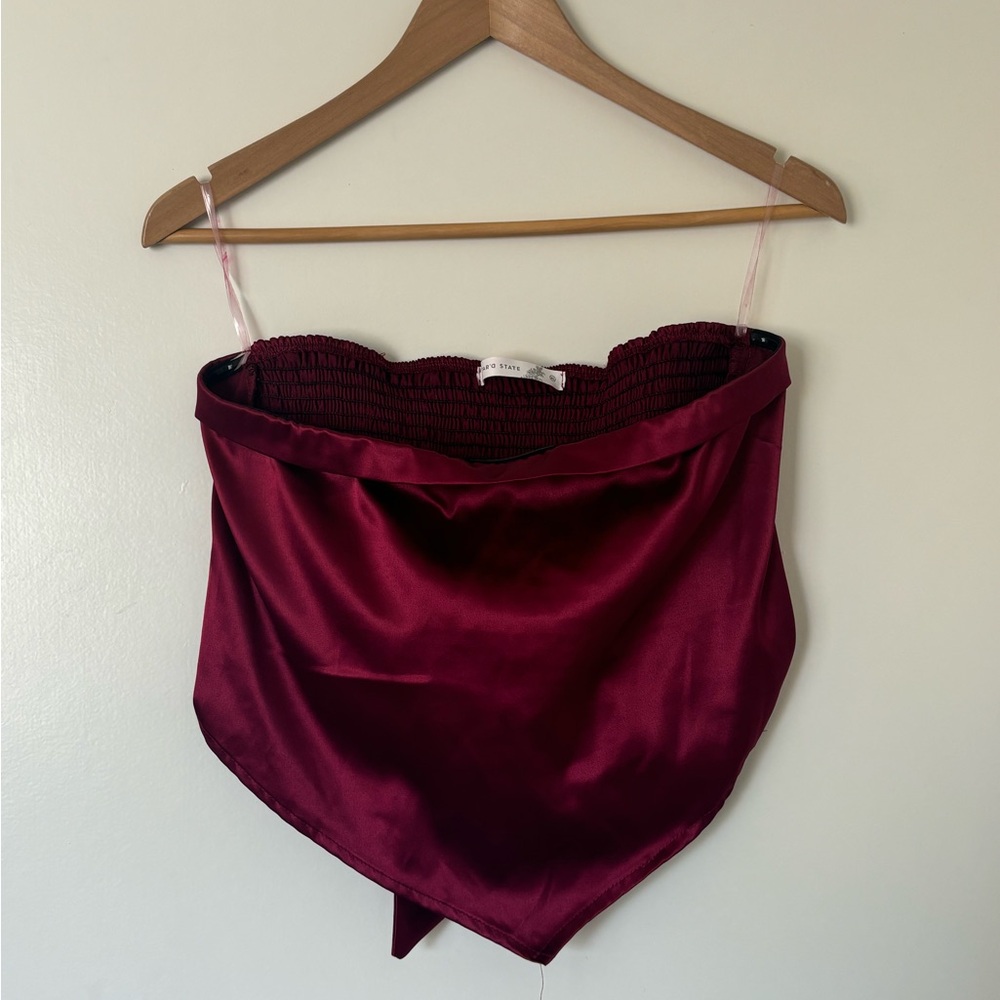 Altar’d State Silk Tie Top